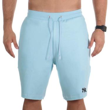 Imagem de Bermuda Moletinho Plus Size Masculina Elástico Cintura Cordão Ajustavel Tamanho Especial G1 ao G5-Masculino