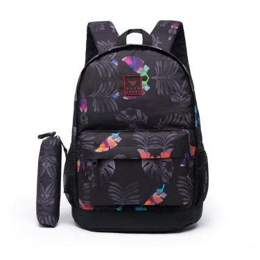 Imagem de Mochila Hang Loose Estojo Executivo Escolar Trabalho Feminino 19 Litros-Masculino