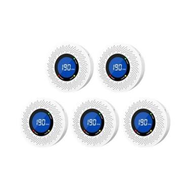 Imagem de Detector De Monóxido De Carbono Com Display LCD, Alarme De Segurança R