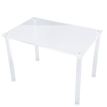 Imagem de Jectse Suporte de Planta de Acrílico, Prateleira de Exibição Transparente de 30x20cm Com Almofadas Antiderrapantes para Joias, Brinquedos, Sapatos, Cosméticos, Riser Resistente de 5 Mm