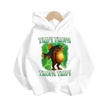 Imagem de Moletom Infantil Com Estampa De Desenho Animado, Manga Longa, Casual, 