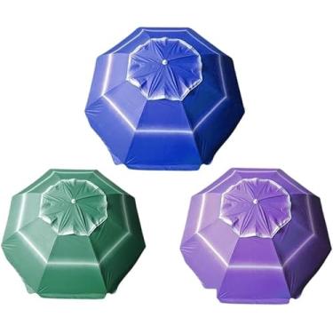 Imagem de Guarda Sol De Praia Gigante Piscina E Pesca Camping Verão 2026 Ombrelone Articulado Grande Sombrinha De Praia Sombreiro(Roxo 1,90M) visite nossa loja Leo Top Store