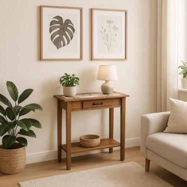 Imagem de Aparador Altura 73cm Madeira Maciça Design Moderno Sala Jantar Hall De