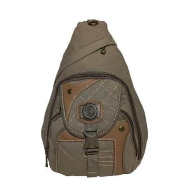 Imagem de Mochila Transversal Lona Reforçada KVN 201351-Unissex