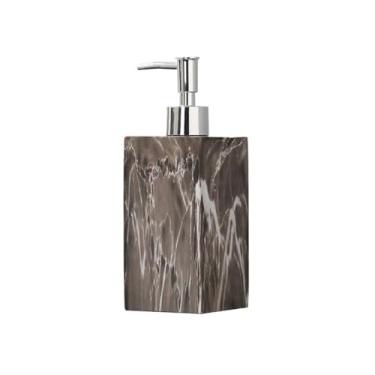 Imagem de Dispensadores de sabonete, frascos de prensa de alta qualidade, loção, frascos vazios, sabonete corporal, shampoo, gel de banho, garrafas dispensadoras para cozinha, banheiro (marrom)