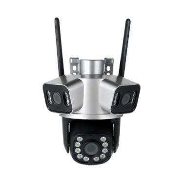 Imagem de Câmera A53 de Segurança Inteligente  Tripla Lente 3MP - TWS