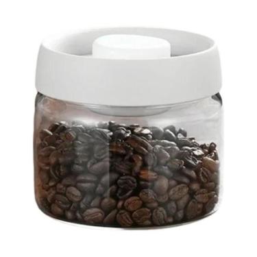 Imagem de Pote De Vidro a Vácuo Para Armazenamento De Grãos De Café, Tipo Pressã