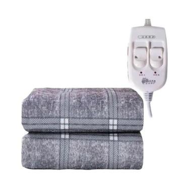 Imagem de Cobertor Elétrico Aquecido Com Controle Inteligente 110-220V, Manta De