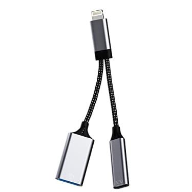 Imagem de Adaptador Lightning para iPhone OTG macho para USB fêmea para Apple 13 12 11 Pro Max X 7 8P para iPad, cabo de carregamento, dongle, divisor adaptador para câmera, memória, pen drive, cabo, leitor de