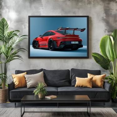 Imagem de Quadro Decorativo Super Carros Esportivos de Luxo Sala Escritório 100x70 (01, Preto, 100x70)