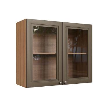 Imagem de Armário Para Cozinha 2 Portas Clássicas Quiditá Montana/bronze