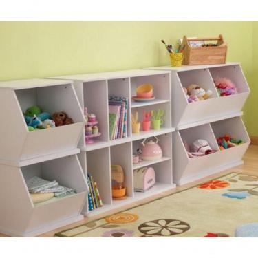 Imagem de Kit Com 3 Organizadores Para Brinquedos 100% Mdf