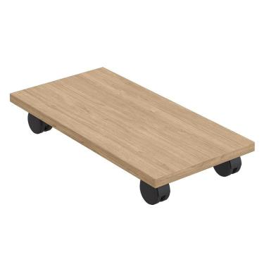 Imagem de Suporte Para Cpu Com Rodízios Cyber L03 Amadeirado - Lyam