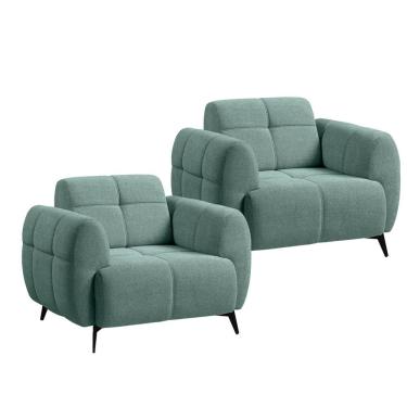 Imagem de Kit 2 Poltronas Quenia com Molas Espirais Movellu Home