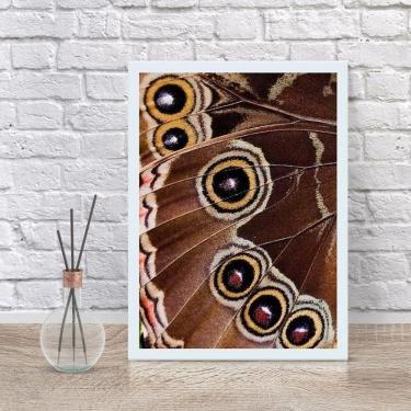 Imagem de Quadro Decorativo Fotografia Asa De Borboleta 45X34Cm