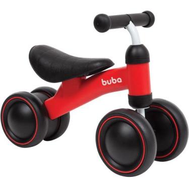 Imagem de Bicicleta Bicicletinha De Equilíbrio Para Bebê 4 Rodas Sem Pedal Buba,