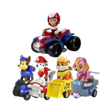 Imagem de Conjunto De Veículos Paw Patrol 4PCS Com Carrinhos De Brinquedo Chase,