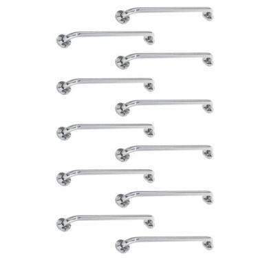 Imagem de Barra de Apoio Alca 80cm kit 11 Uni Acessibilidade Cadeirante Idoso De