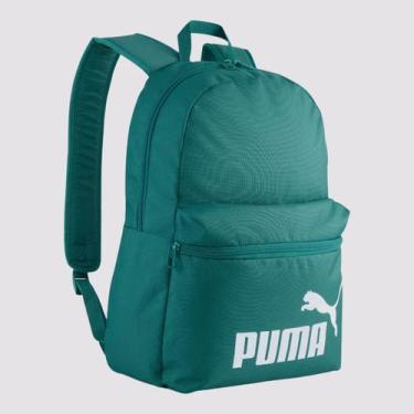 Imagem de Mochila Puma Phase Logo Verde e Branca, Único