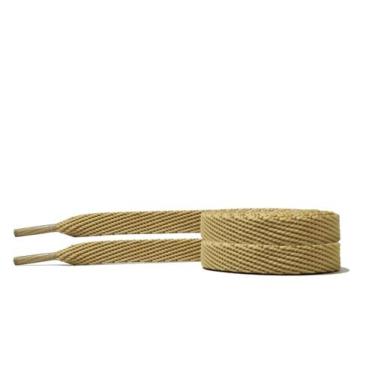 Imagem de cadarço para tênis bege chato poliester 120cm - GENERAL COURO, Bege