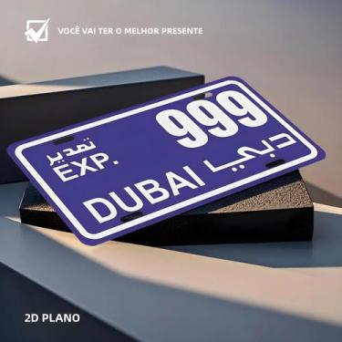 Imagem de Placa De Metal Com Tema De Dubai, Decoração Durável Para Garagem, Fáci