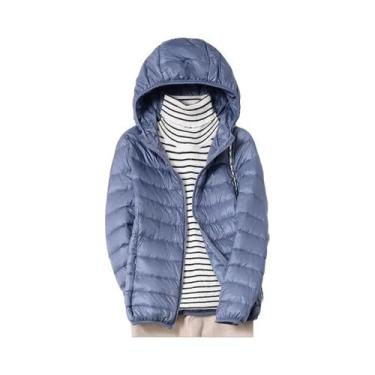 Imagem de Jaqueta Puffer Curta Feminina 2023 Em 13 Cores, Ultraleve, Fina E Comp