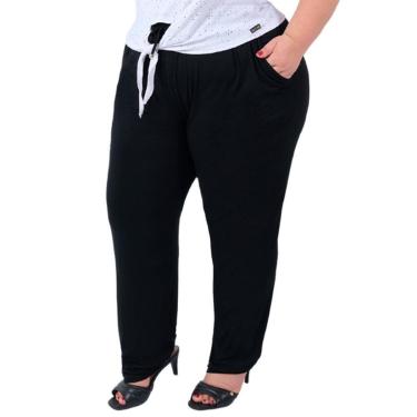 Imagem de Calça Feminina Soltinha Estilo Pantalona Plus Size Catwalk Viscolycra-Feminino