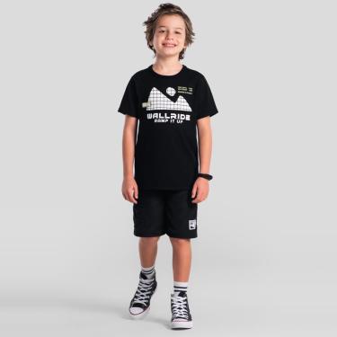 Imagem de Conjunto infantil menino com estampa em relevo Brandili-Masculino