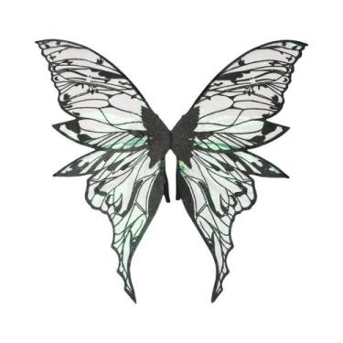 Imagem de Asas De Borboleta De Fada Brilhante Para Adultos, Fantasia Para Festa 