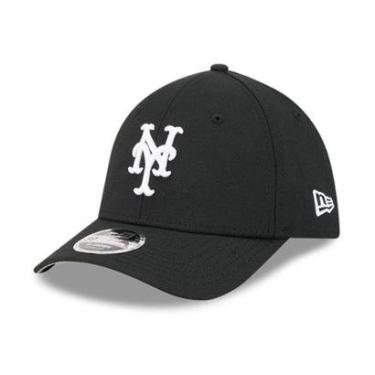Imagem de BONE NEW ERA 39THIRTY M-CROWN NEW YORK METS MLB PRETO-Masculino
