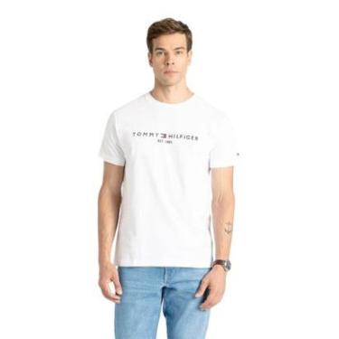 Imagem de Camiseta Tommy Hilfiger Core Logo Tee Masculino Azul Marinho-Masculino