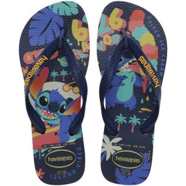 Imagem de Chinelo Havaianas Top Disney Original Top -, Marinho amarelo, 41.2 BR