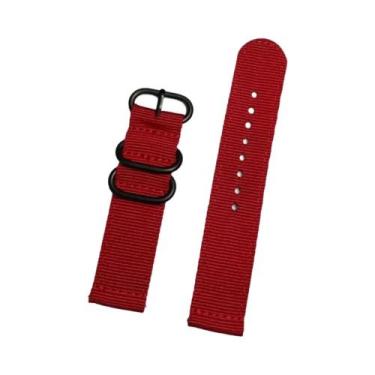 Imagem de Pulseiras De Relógio Esportivas Em Tecido De Nylon 18mm 20mm 22mm 24mm