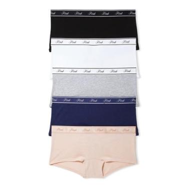 Imagem de Paquete de panty boyshort de algodón XXL Victoria's Secret PINK