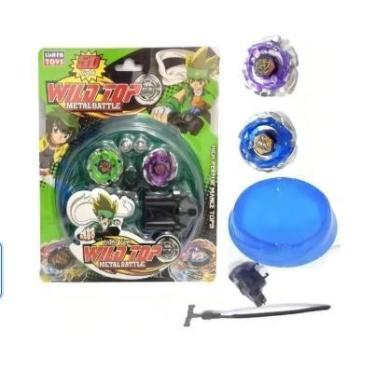 Imagem de Kit 2 Beyblades componteiras 2 Lançadores E Arena Sortida - Ruultz  Be