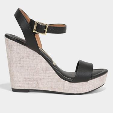 Imagem de Sandália Anabela Vizzano Clássica Trama Feminina-Feminino