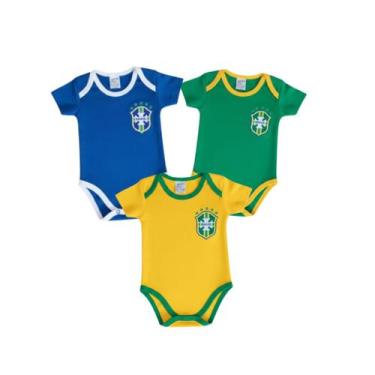Imagem de Body Avulso ou kit com 3 - Copa 2026 tematico Mesversário P Ao GG Unis