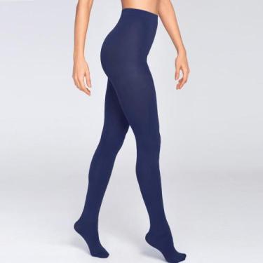 Imagem de Meia Calça Loba Opaca Fio 80 5858-001, Marinho, G