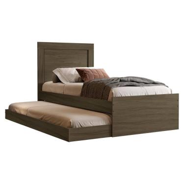 Imagem de Bicama Cama Solteiro Com Cama Auxiliar MDF Luara Decmade