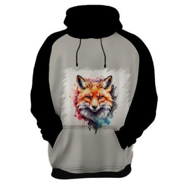 Imagem de Blusa de Frio Raposa Fox Ilustrada Abstrata Cromática 2 - Kasubeck Sto