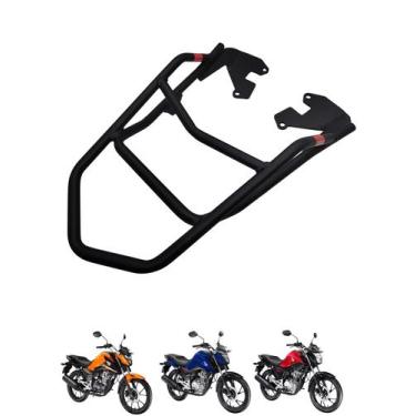 Imagem de Bagageiro Givi Honda CG 160 Titan/ Fan/ Start 2025+, Preto Fosco