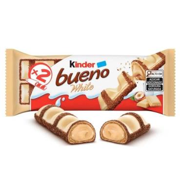 Imagem de Chocolate Ferrero Kinder Bueno White Branco
