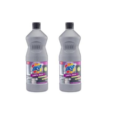 Imagem de Limpador de Inox Tira Manchas e Renova o Brilho Deoline 750ml 2 Unid