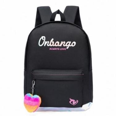 Imagem de Mochila Onbongo Escolar Feminina Reforçada Espaçosa-Feminino