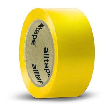 Imagem de Fita de Demarcação Solo Amarela 48mmx30m Alltape - ALLTAPE - FITAS ADE