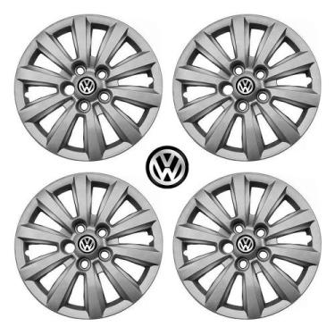 Imagem de Jogo Calota Fox 14 15 Polo 5 Furos Aro 15 Emblema Original - GFM