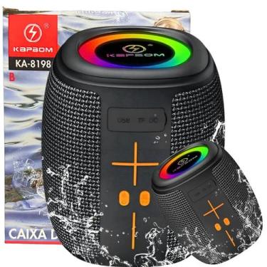Imagem de Caixa de Som Portatil Bluetooth Tws Radio FM Alta Potencia 50W Alta Qu