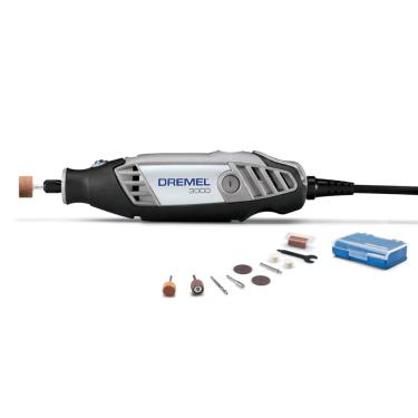 Imagem de Micro Retífica Dremel 3000 N/10 - 90W - 220V - Com 10 acessórios - Cinza - F013.300.0PC