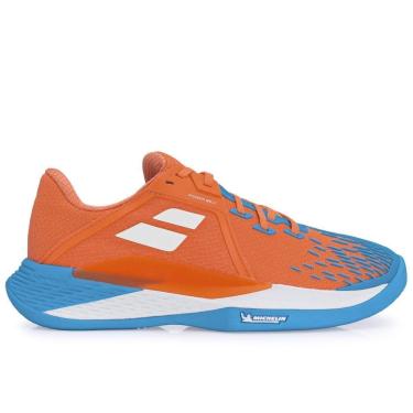 Imagem de Tênis Babolat Propulse Fury 3 - Clay - Saibro - Laranja e Azul-Masculino