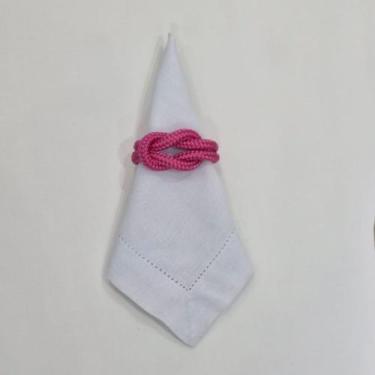 Imagem de Porta Guardanapo Nó Náutico - Decor Madame Blue, Rosa Pink